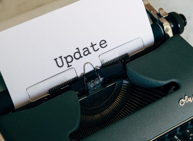 Close-Up Shot of a Typewriter