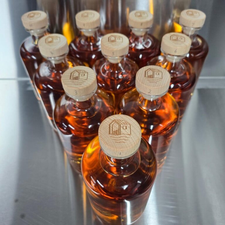 Limited release of 200 Bottles of a Barrel Aged Vodka @ 43.90%.