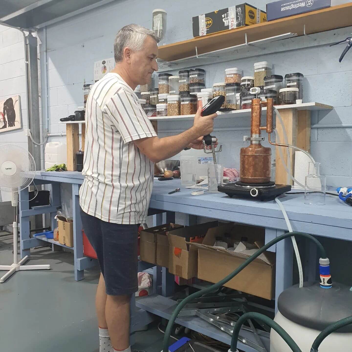 Distilling In Action