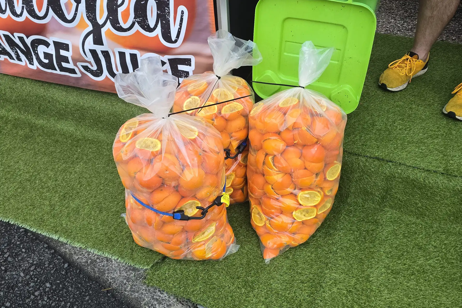 Orange Skins used for our Vodka Orange