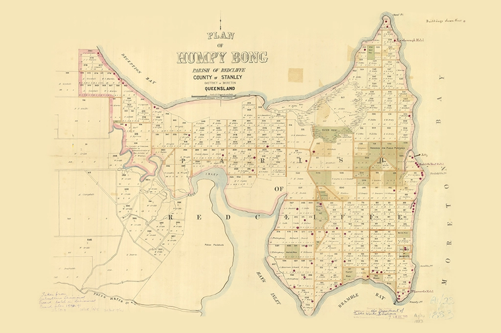 Peninsula Distilling - Plan of Humpy Bong Map 1883